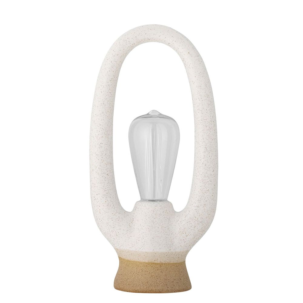 Lampes sans fil - Latifa Portable Lampe, Batterie, Blanc, Grès - BLOOMINGVILLE MULTIBRAND HOUSE
