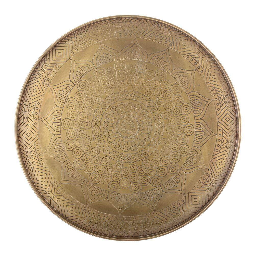 Trays - Conan Tray, Brass, Metal  - BLOOMINGVILLE MULTIBRAND HOUSE