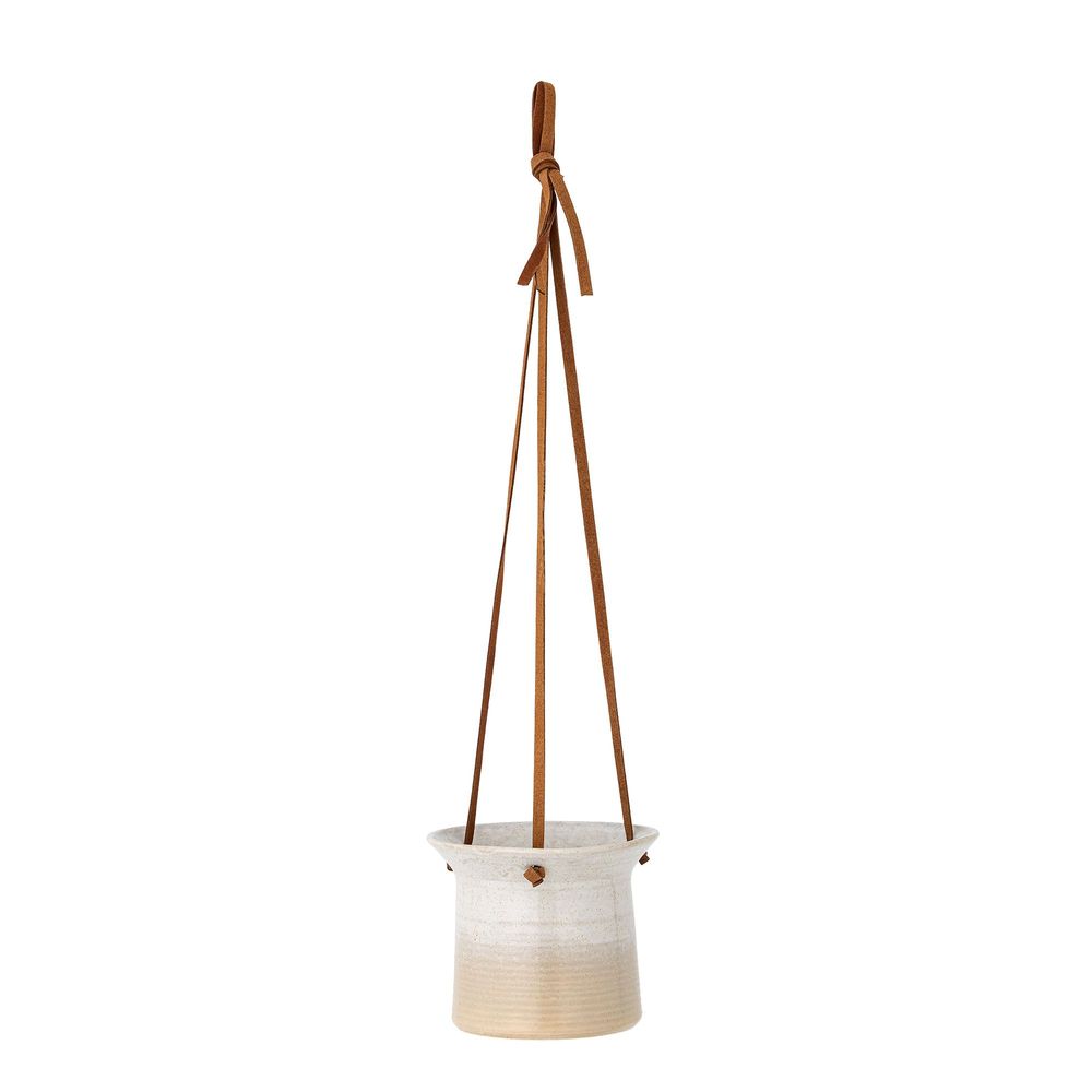 Pots de fleurs - Luiz Pot de fleur suspendu, Gris, Grès - BLOOMINGVILLE MULTIBRAND HOUSE