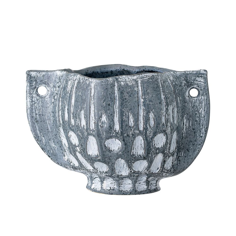 Pots de fleurs - Oney Pot de fleurs, Blue, Grès - BLOOMINGVILLE MULTIBRAND HOUSE
