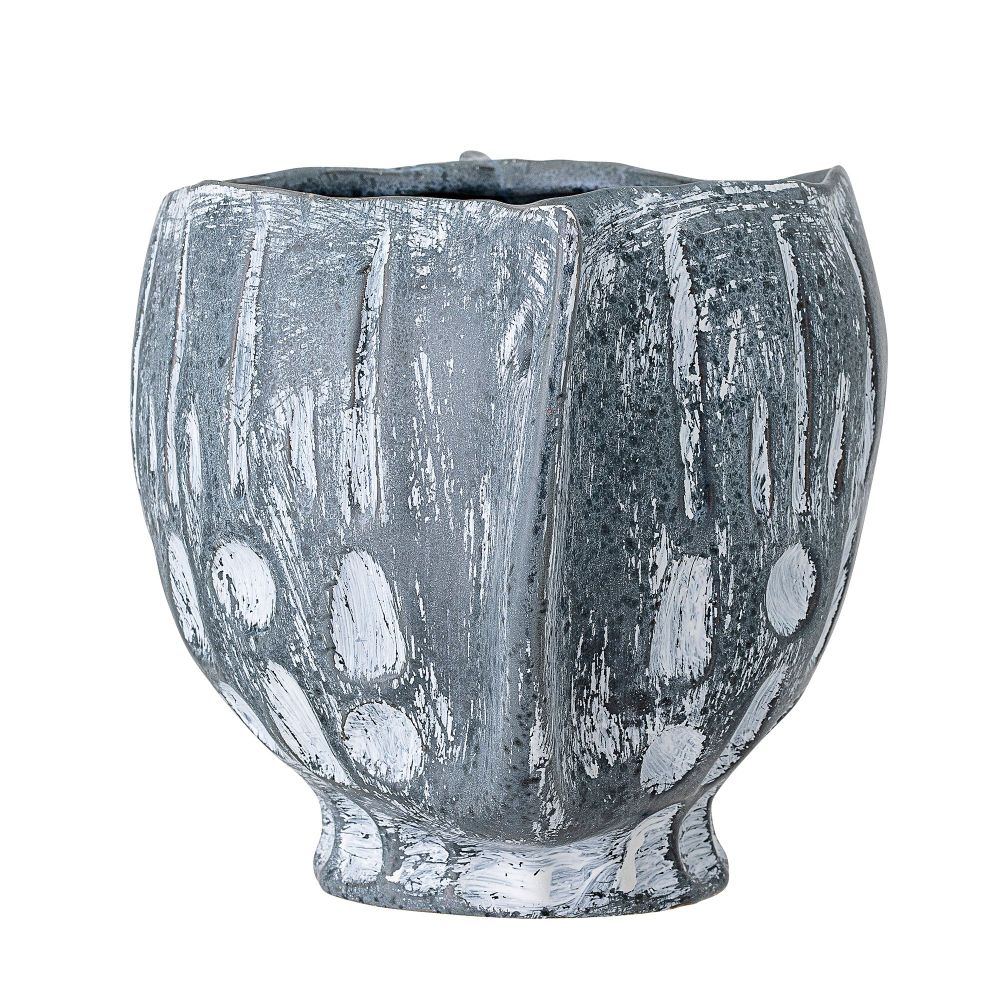 Pots de fleurs - Oney Pot de fleurs, Blue, Grès - BLOOMINGVILLE MULTIBRAND HOUSE