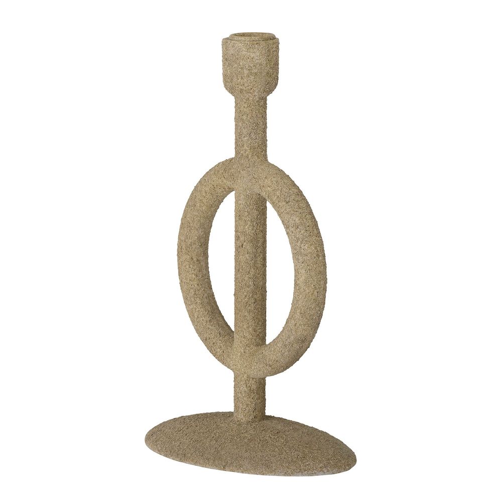 Candlesticks and candle holders - Flikka Candle Holder, Nature, Polyresin - BLOOMINGVILLE MULTIBRAND HOUSE