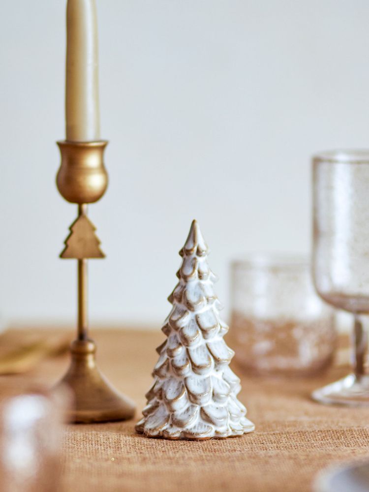 Decorative objects - Auden Deco Tree, White, Stoneware - BLOOMINGVILLE MULTIBRAND HOUSE
