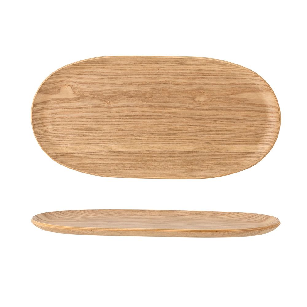 Trays - Leyton Tray, Nature, Oak - BLOOMINGVILLE MULTIBRAND HOUSE