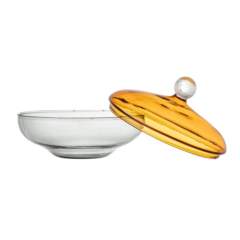 Boîtes de conservation - Danni Cruche avec couvercle , Jaune, Verre  - BLOOMINGVILLE MULTIBRAND HOUSE