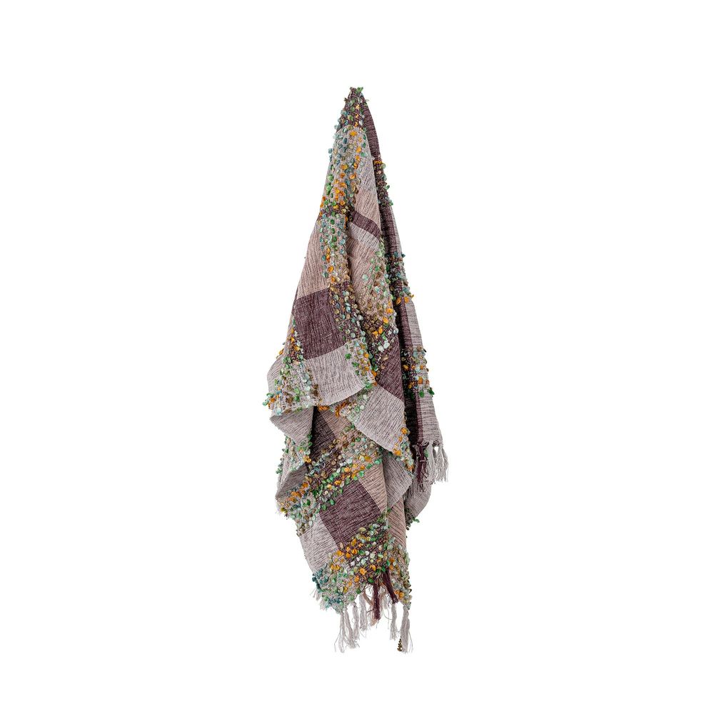 Plaids - Laj Plaid, Violet, Acrylique - CREATIVE COLLECTION