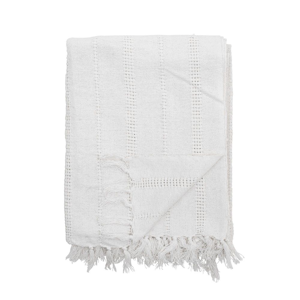 Plaids - Niccoline Plaid, Blanc, Coton - BLOOMINGVILLE MULTIBRAND HOUSE