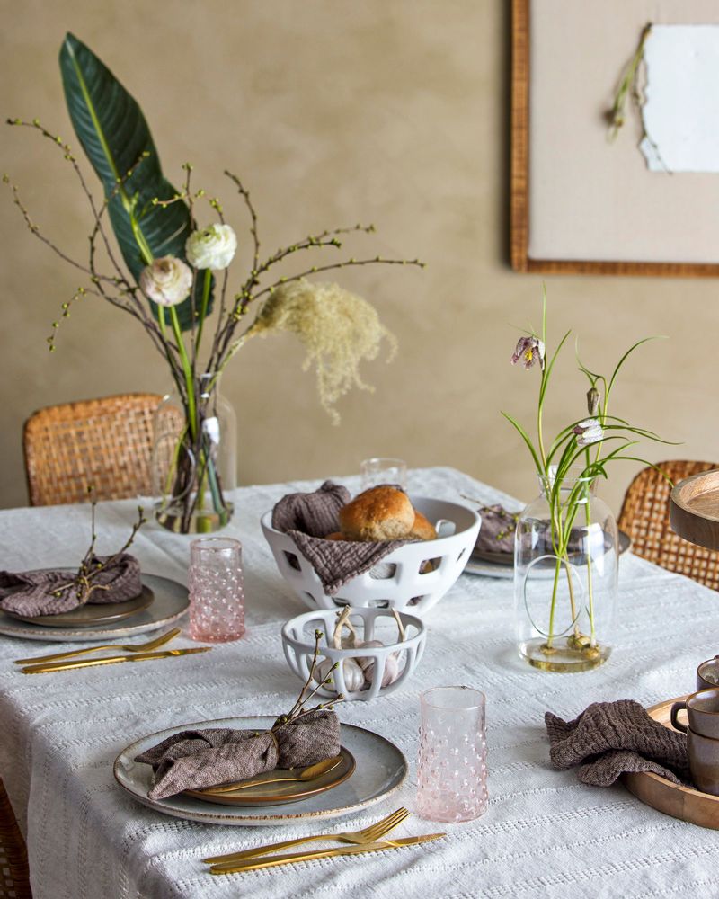 Plaids - Niccoline Plaid, Blanc, Coton - BLOOMINGVILLE MULTIBRAND HOUSE