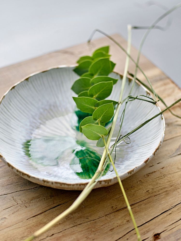Bowls - Mati Bowl, Green, Stoneware  - BLOOMINGVILLE MULTIBRAND HOUSE