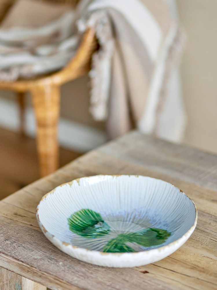 Bowls - Mati Bowl, Green, Stoneware  - BLOOMINGVILLE MULTIBRAND HOUSE