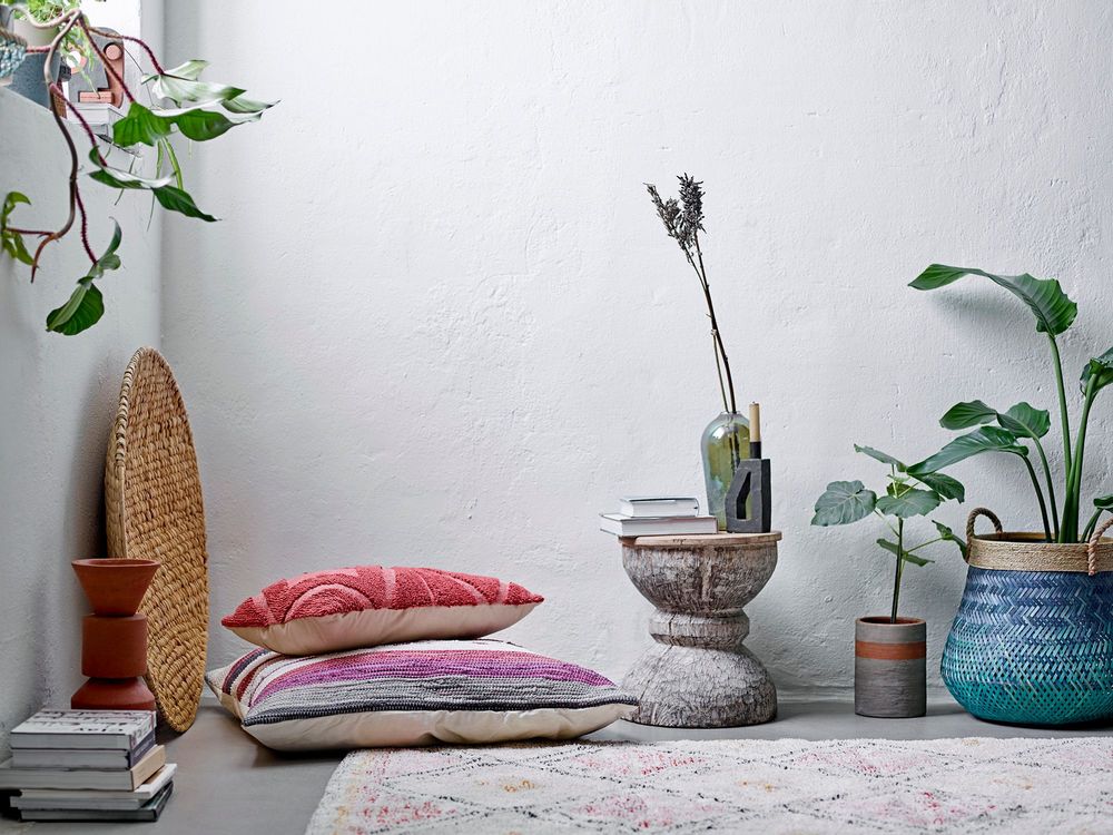 Cushions - Juliet Cushion, Red, Cotton - CREATIVE COLLECTION