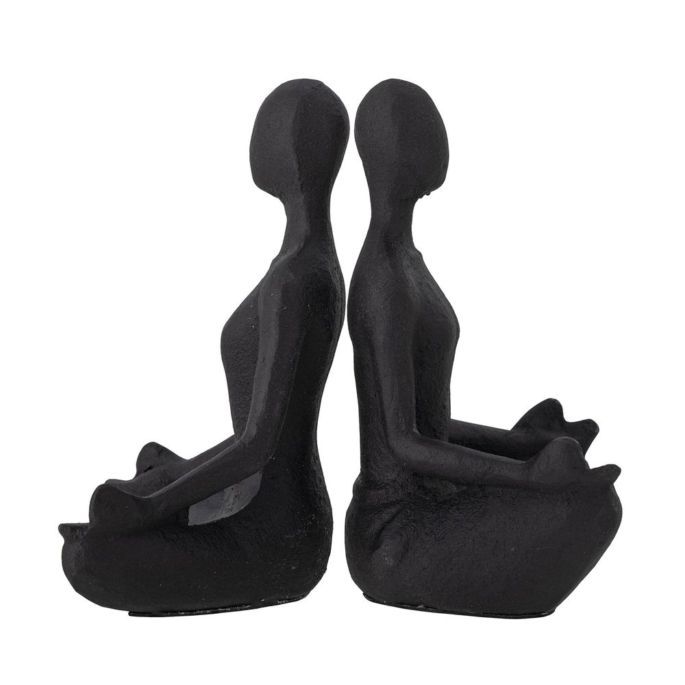 Decorative objects - Talya Bookend, Black, Metal Set of 2 - BLOOMINGVILLE MULTIBRAND HOUSE
