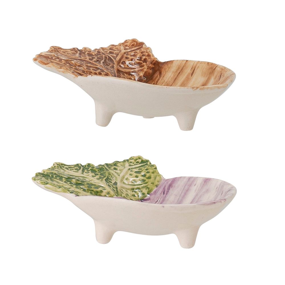 Bols - Mimosa Bol, Violet, Grès Set of 2 - CREATIVE COLLECTION