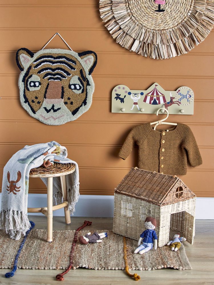 Accessoires à fixer - Miou Porte-manteaux, Marron, FSC®100%, MDF - BLOOMINGVILLE MINI