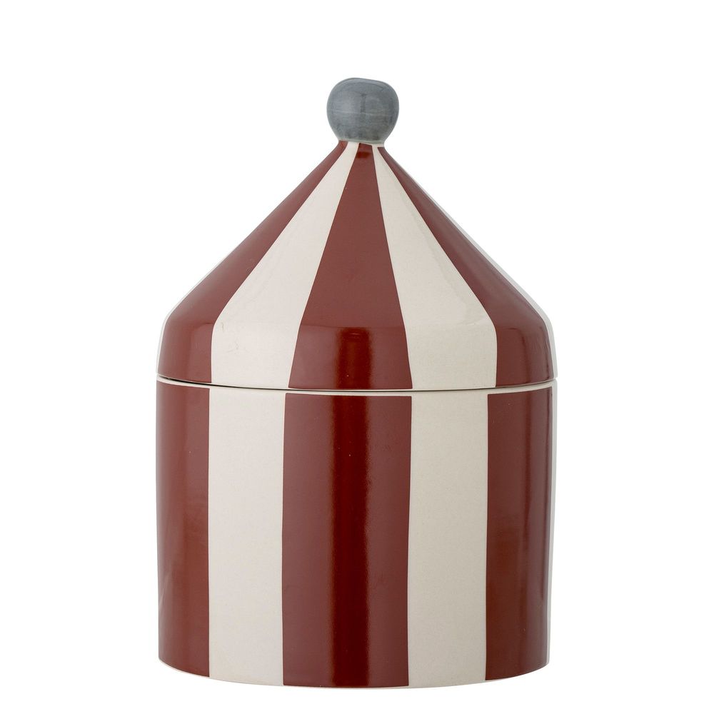Boîtes de conservation - Cimmi Cruche avec couvercle , Rouge, Grès - BLOOMINGVILLE MINI