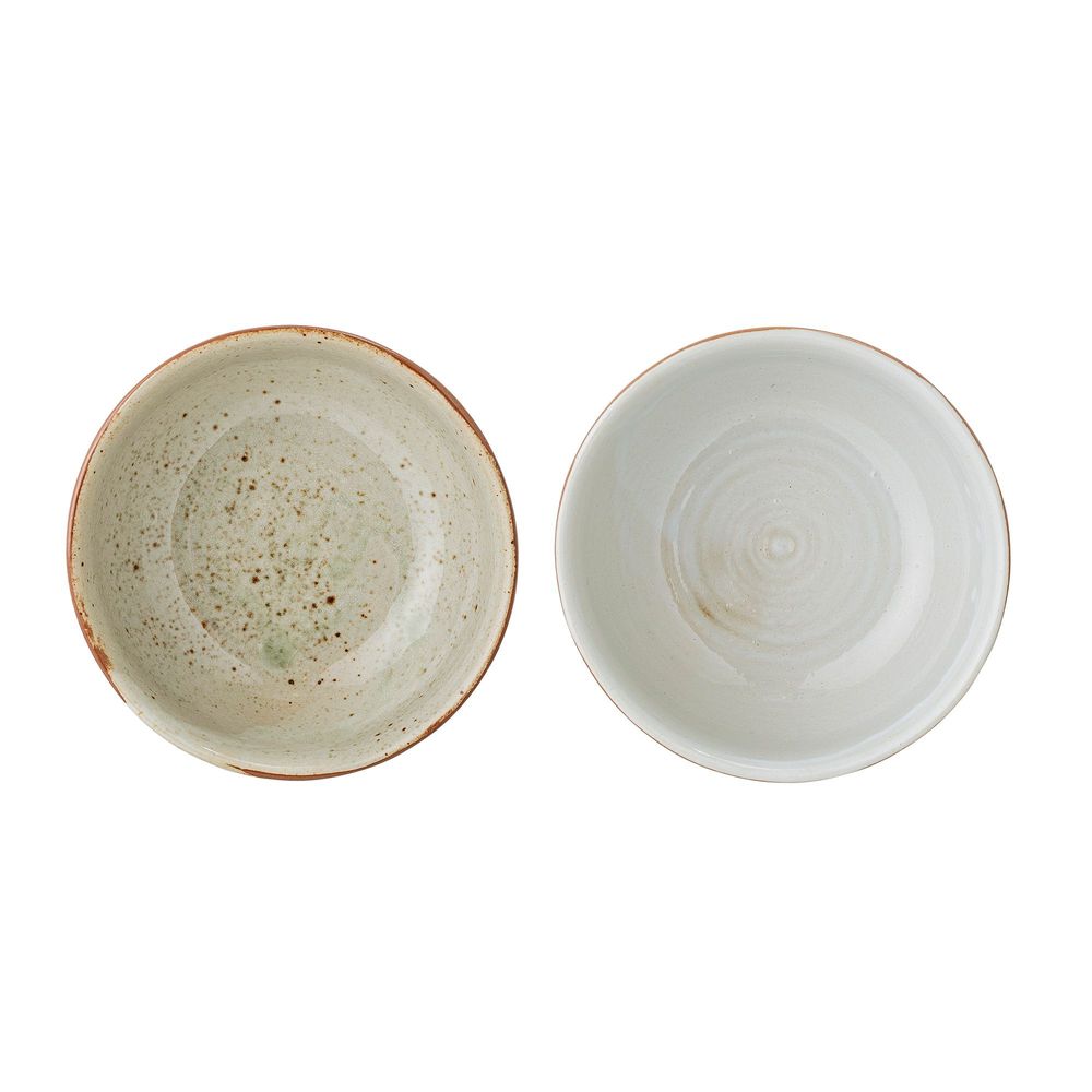 Bols - Peony Bol, Marron, Grès Set of 2 - CREATIVE COLLECTION