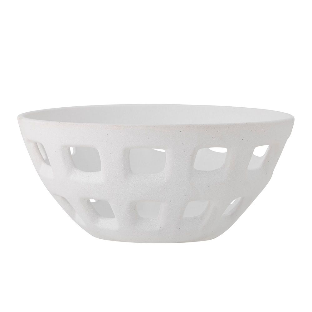 Bols - Foligno Bol déco, Blanc, Grès - BLOOMINGVILLE MULTIBRAND HOUSE