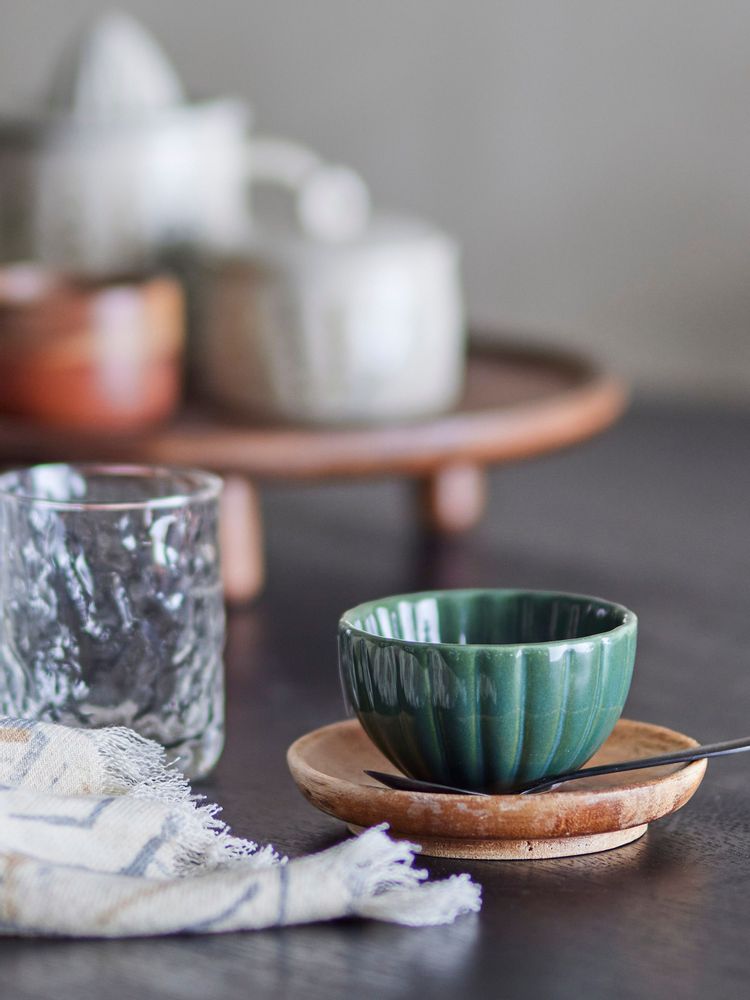 Bowls - Latina Bowl, Green, Stoneware - BLOOMINGVILLE MULTIBRAND HOUSE