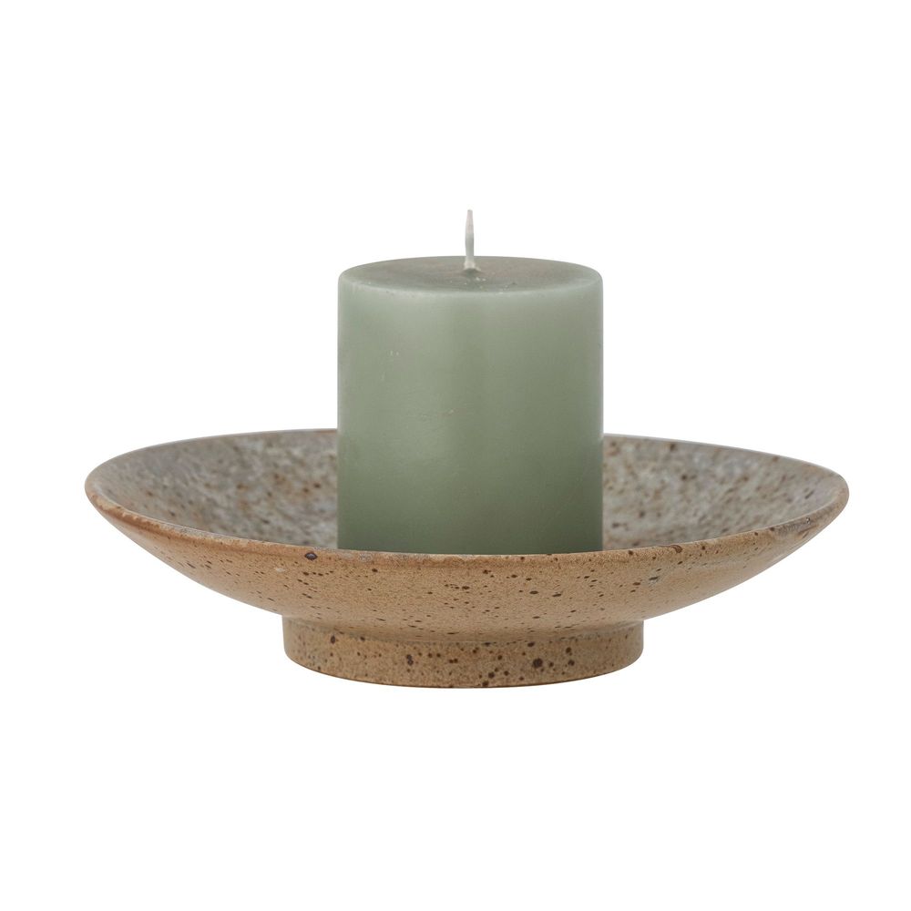 Bougeoirs et photophores  - Luuk Bougeoir, Gris, Grès  - BLOOMINGVILLE MULTIBRAND HOUSE