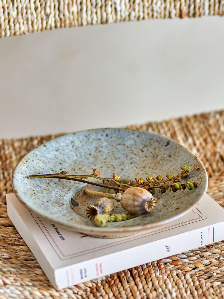 Bougeoirs et photophores  - Luuk Bougeoir, Gris, Grès  - BLOOMINGVILLE MULTIBRAND HOUSE