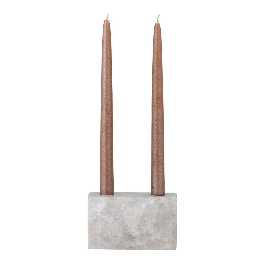 Candlesticks and candle holders - Magie Candle Holder, White, Marble - BLOOMINGVILLE MULTIBRAND HOUSE
