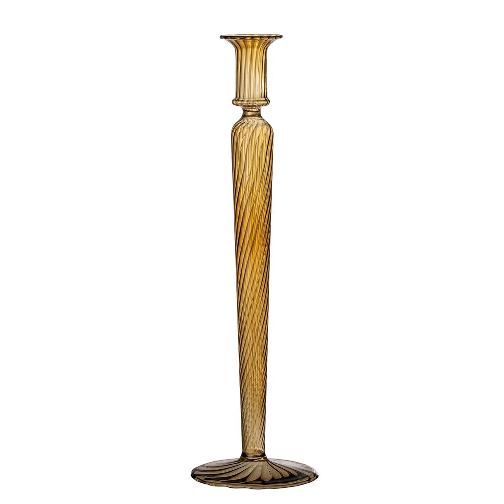 Bougeoirs et photophores - Dara Bougeoir, Marron, Verre - BLOOMINGVILLE MULTIBRAND HOUSE