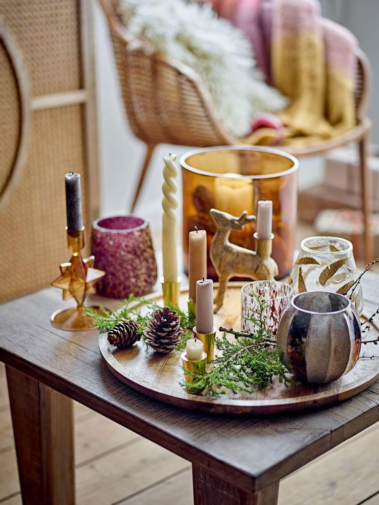 Bougeoirs et photophores - Kanga Bougeoir, Nature, Mango - BLOOMINGVILLE MULTIBRAND HOUSE