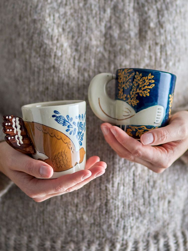 Tasses et mugs - Hezha Tasse, Nature, Grès  - BLOOMINGVILLE MULTIBRAND HOUSE