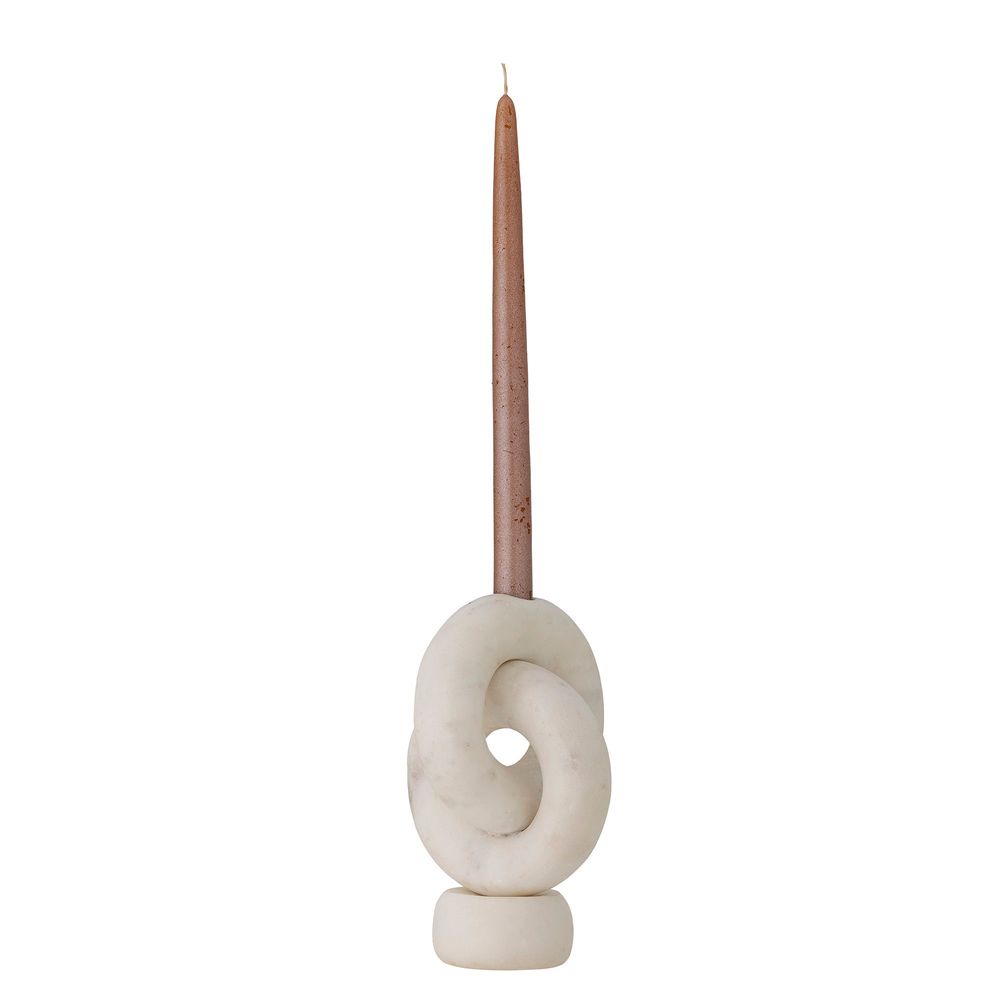 Candlesticks and candle holders - Goa Candle Holder, White, Marble  - BLOOMINGVILLE MULTIBRAND HOUSE