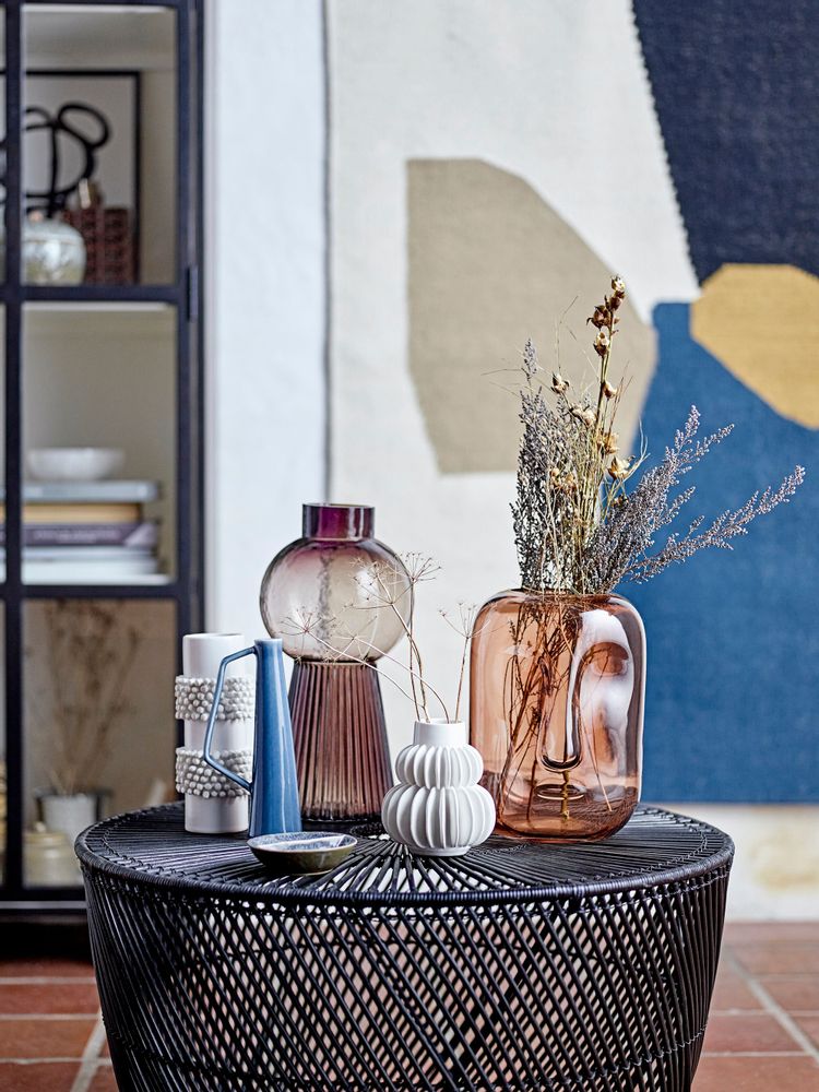 Vases - Barrit Vase, Blanc, Grès - BLOOMINGVILLE MULTIBRAND HOUSE