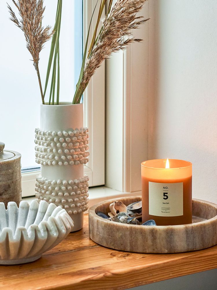 Vases - Barrit Vase, Blanc, Grès - BLOOMINGVILLE MULTIBRAND HOUSE