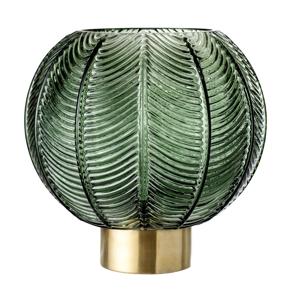 Vases - Klaus Vase, Verte, Verre - BLOOMINGVILLE