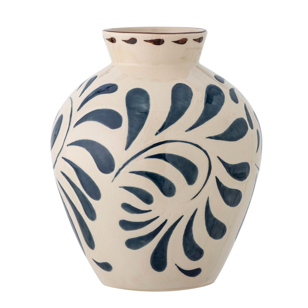 Vases - Heikki Vase, Blue, Grès - BLOOMINGVILLE MULTIBRAND HOUSE
