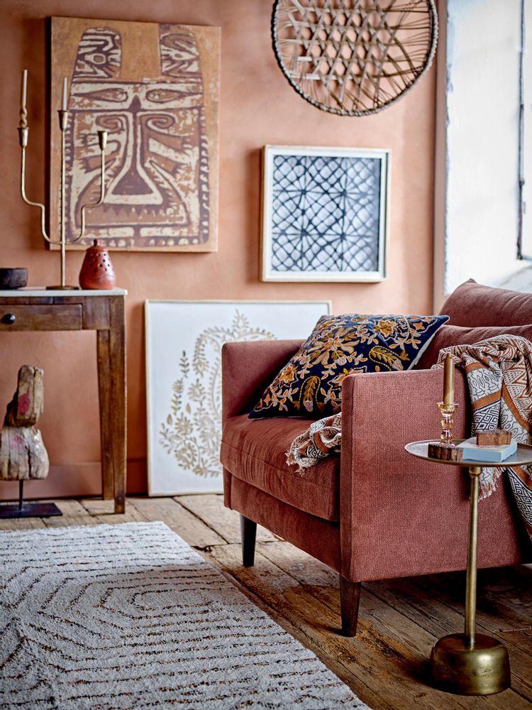 Coussins - Colmar Coussin, Orange, Coton - CREATIVE COLLECTION