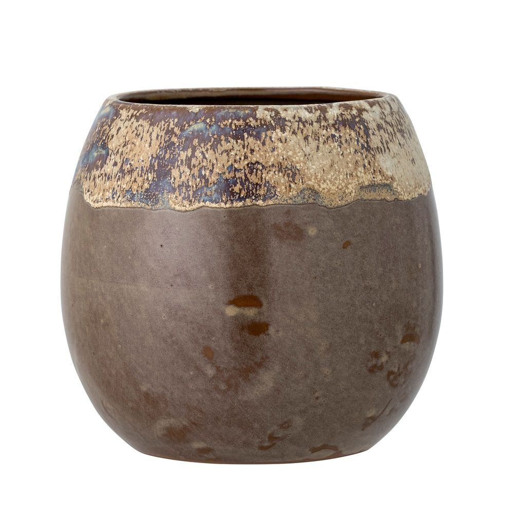 Flower pots - Beline Flowerpot, Brown, Stoneware  - CREATIVE COLLECTION