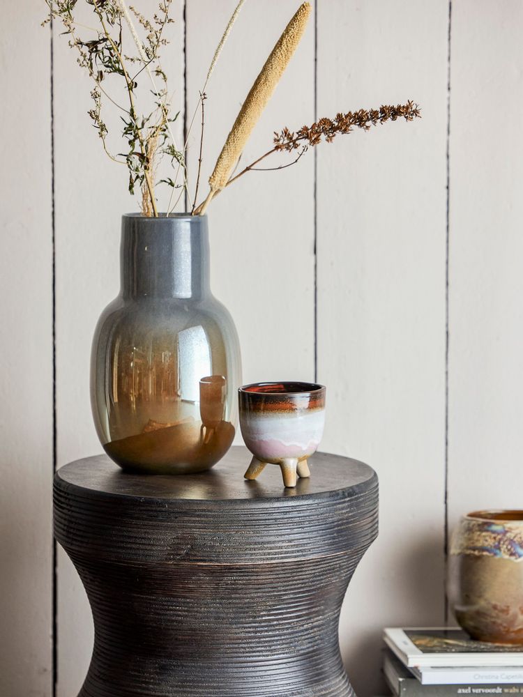 Flower pots - Beline Flowerpot, Brown, Stoneware  - CREATIVE COLLECTION