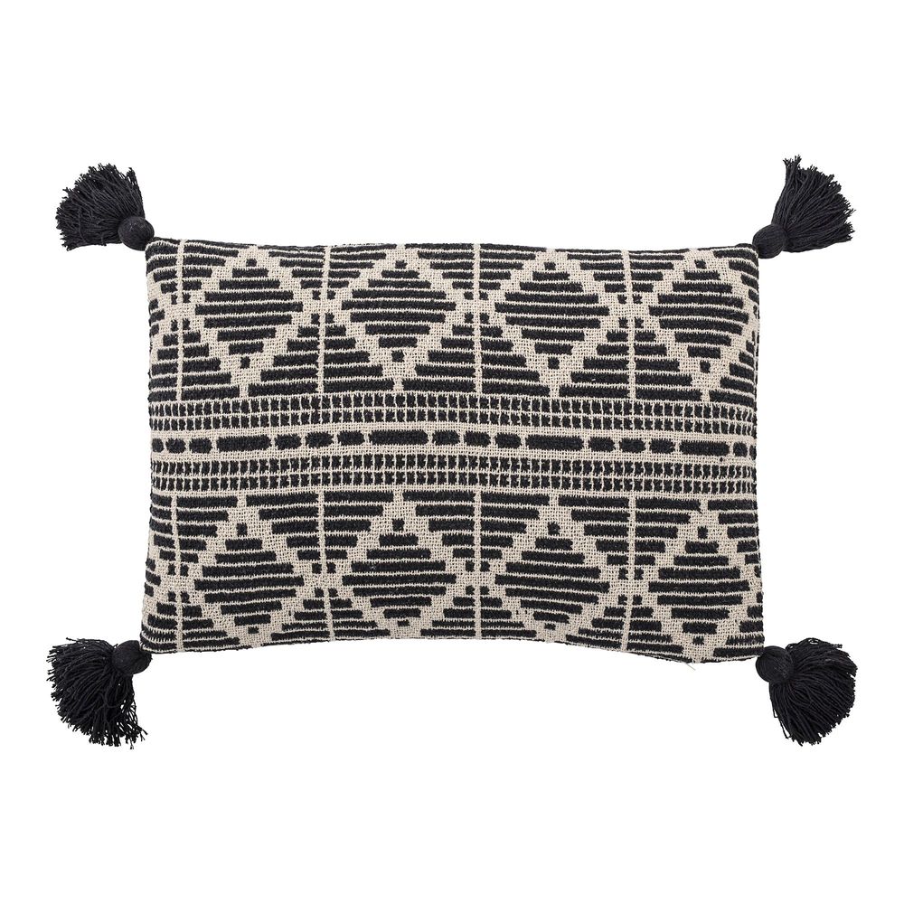 Coussins - Gutte Coussin, Noir, Coton recyclé - BLOOMINGVILLE MULTIBRAND HOUSE