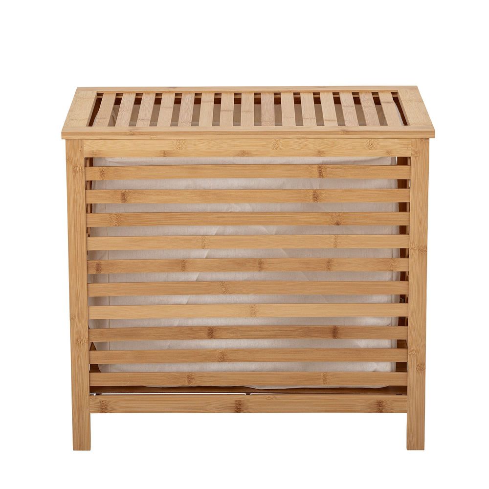 Shopping baskets - Aden Laundry Basket, Nature, Bamboo - BLOOMINGVILLE MULTIBRAND HOUSE