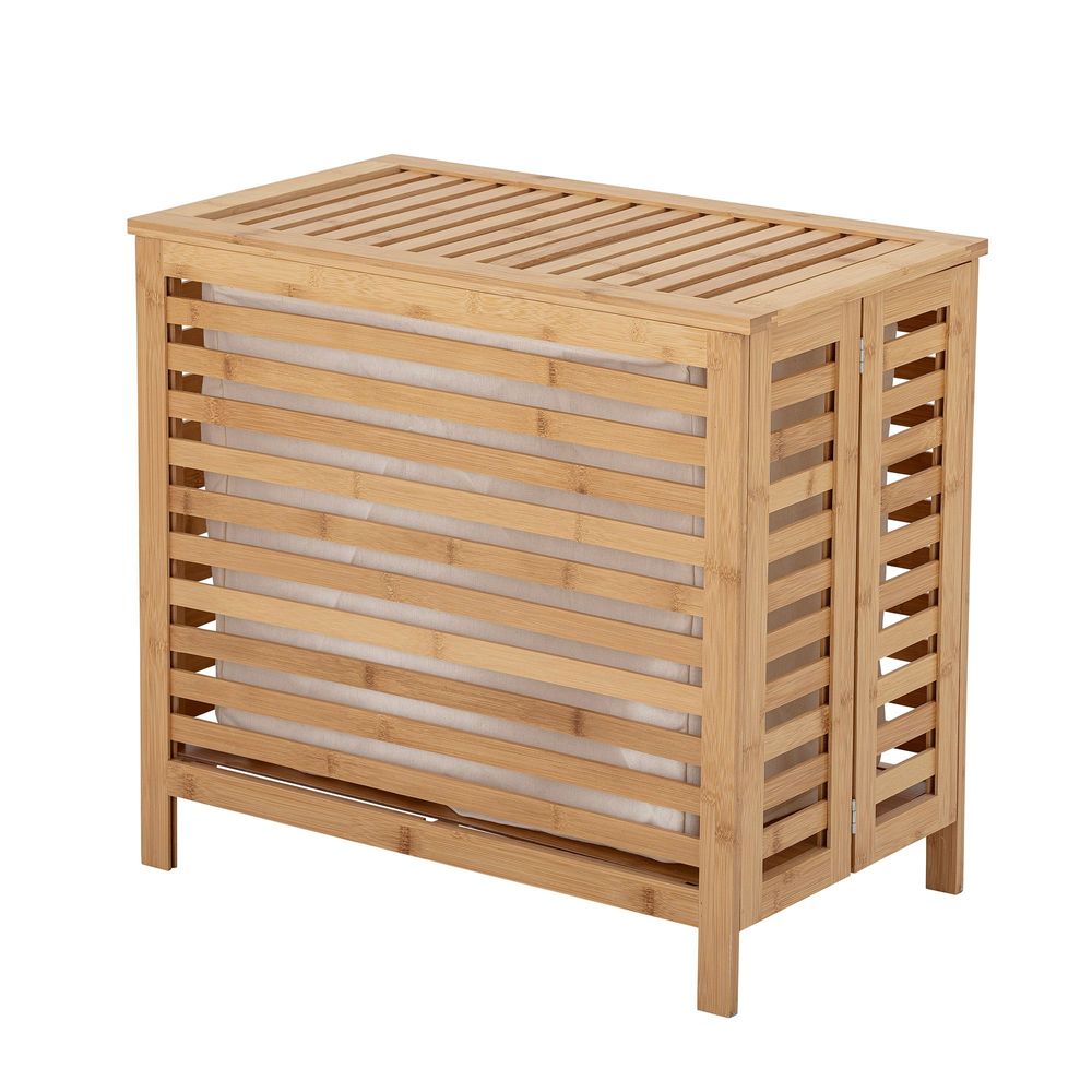 Shopping baskets - Aden Laundry Basket, Nature, Bamboo - BLOOMINGVILLE MULTIBRAND HOUSE
