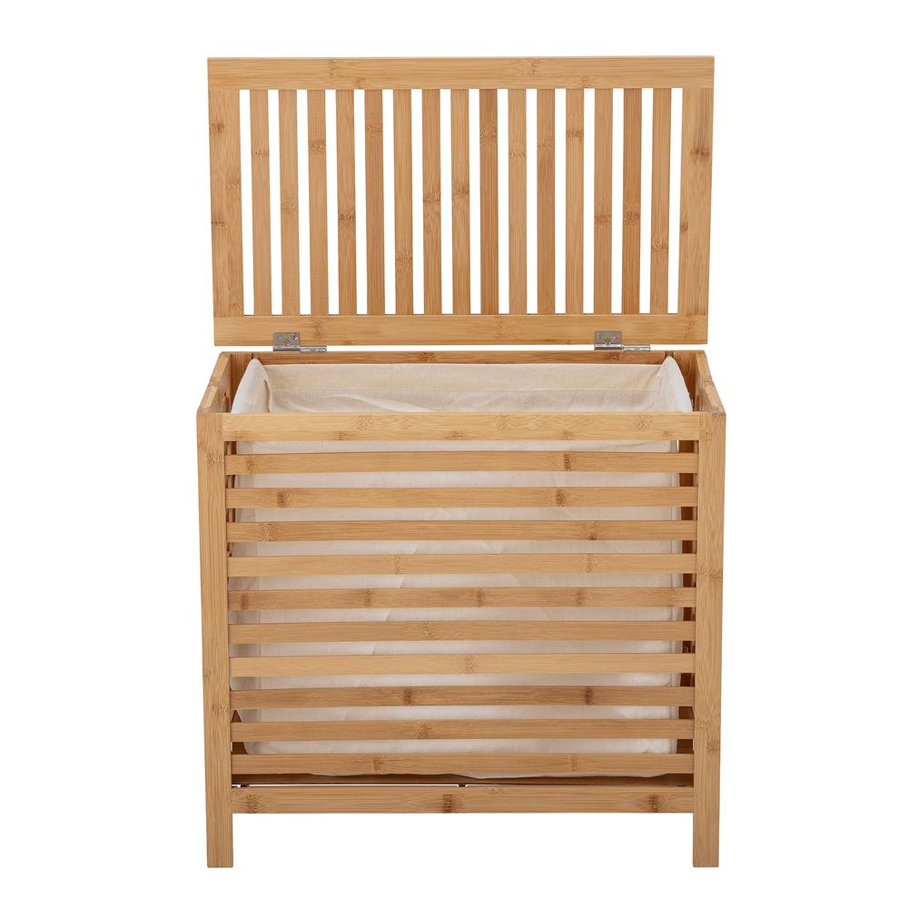 Shopping baskets - Aden Laundry Basket, Nature, Bamboo - BLOOMINGVILLE MULTIBRAND HOUSE