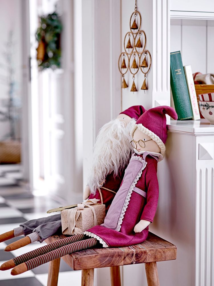 Objets de décoration - Jingle Déco, Rouge, Lin - BLOOMINGVILLE MULTIBRAND HOUSE