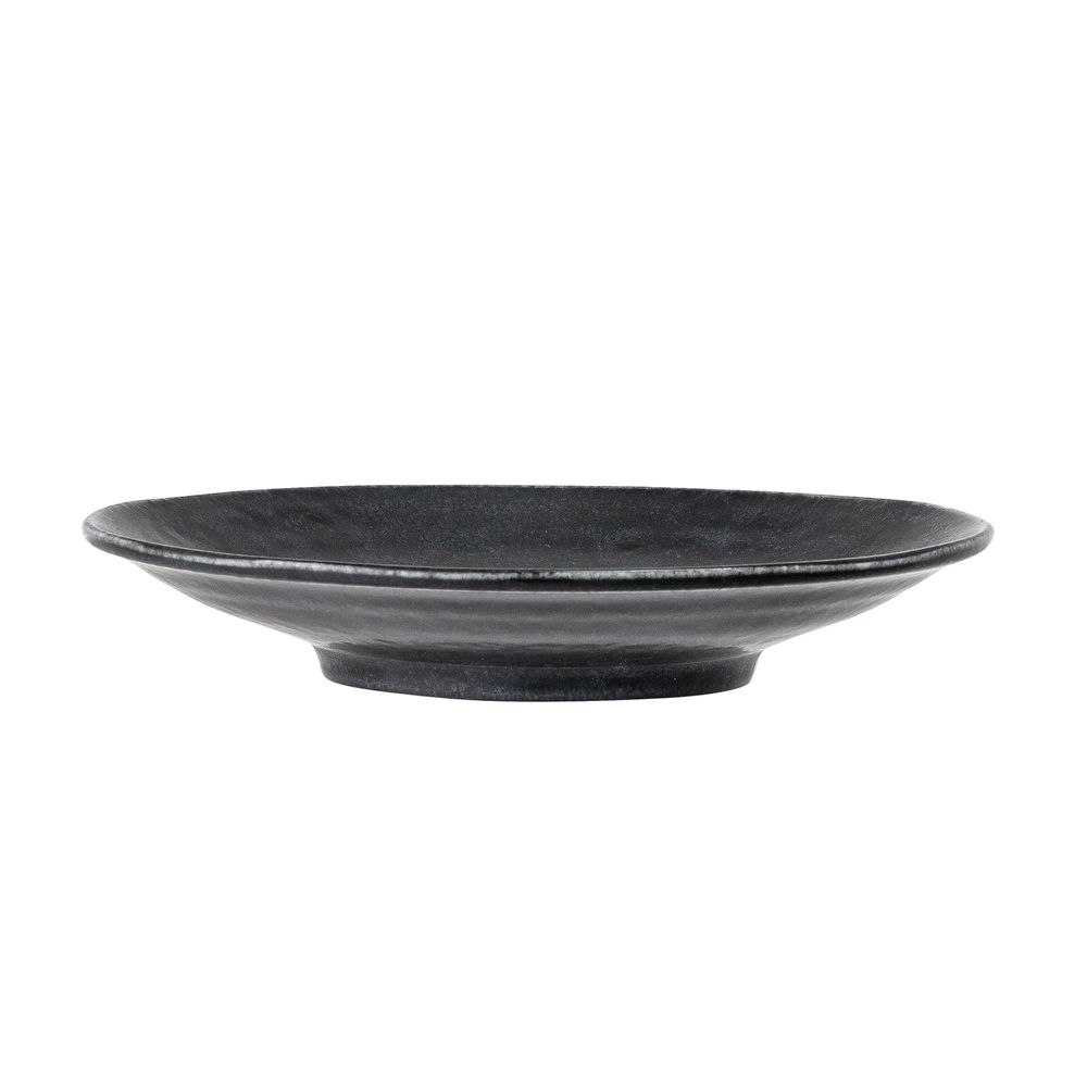 Everyday plates - Yoko Plate, Black, Porcelain Set of 4 - BLOOMINGVILLE MULTIBRAND HOUSE