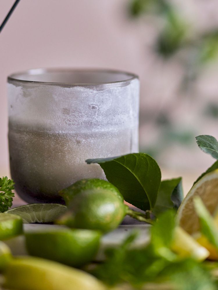Candles - NO.1-Parsley Lime Scent Candle, Green, Wax - ILLUME X BLOOMINGVILLE