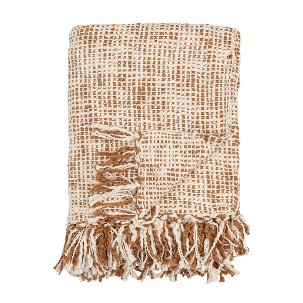 Plaids - Giulia Plaid, Nature, Coton - BLOOMINGVILLE MULTIBRAND HOUSE