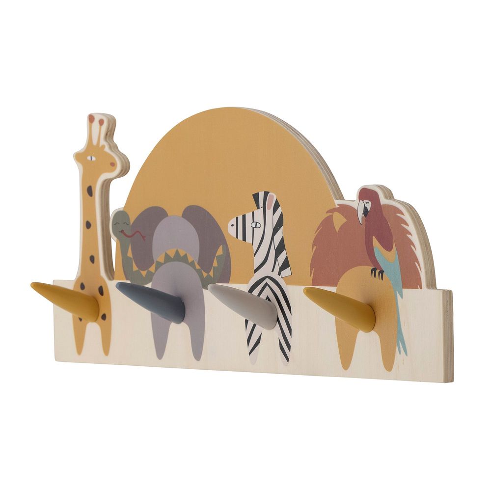 Mounting accessories - Mallen Coat Rack, Brown, FSC®100% Plywood - BLOOMINGVILLE MINI