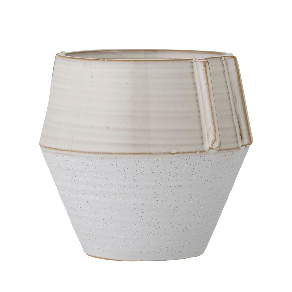 Pots de fleurs - Zaki Pot de fleurs, Blanc, Grès  - BLOOMINGVILLE MULTIBRAND HOUSE