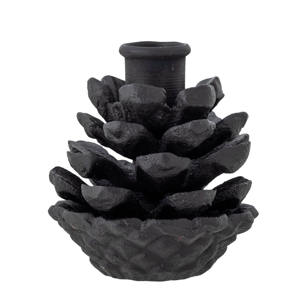 Candlesticks and candle holders - Fernie Candle Holder, Black, Metal - BLOOMINGVILLE MULTIBRAND HOUSE