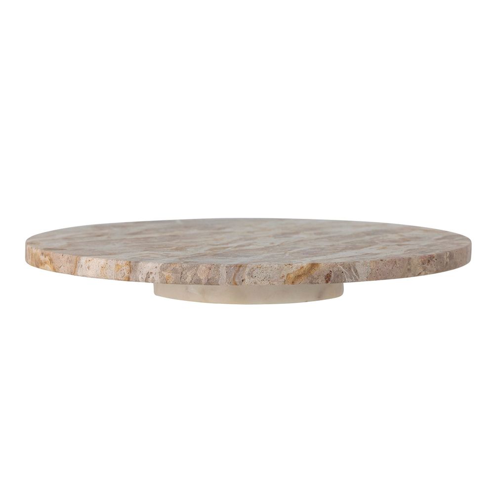 Plateaux - Nuni Plateau tournant, Marron, Marbre - BLOOMINGVILLE MULTIBRAND HOUSE