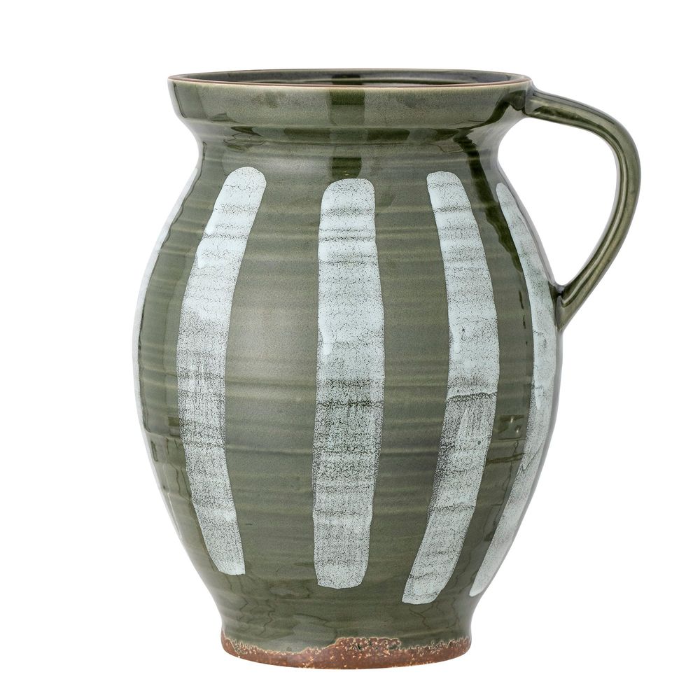 Vases - Frigg Vase, Verte, Grès - BLOOMINGVILLE MULTIBRAND HOUSE