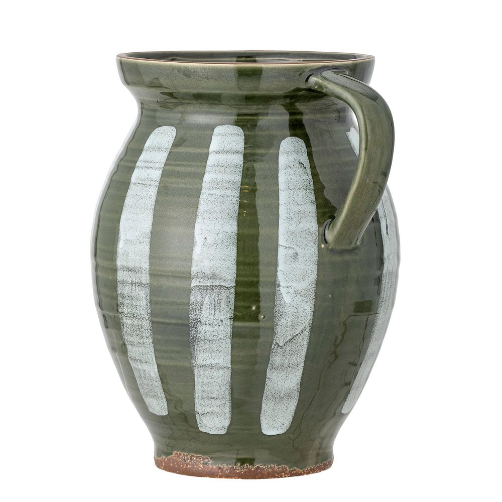 Vases - Frigg Vase, Verte, Grès - BLOOMINGVILLE MULTIBRAND HOUSE